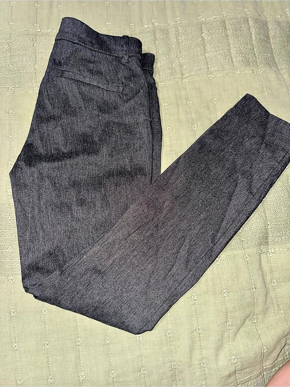 GAP Signature Skinny Ankle Pants Gray